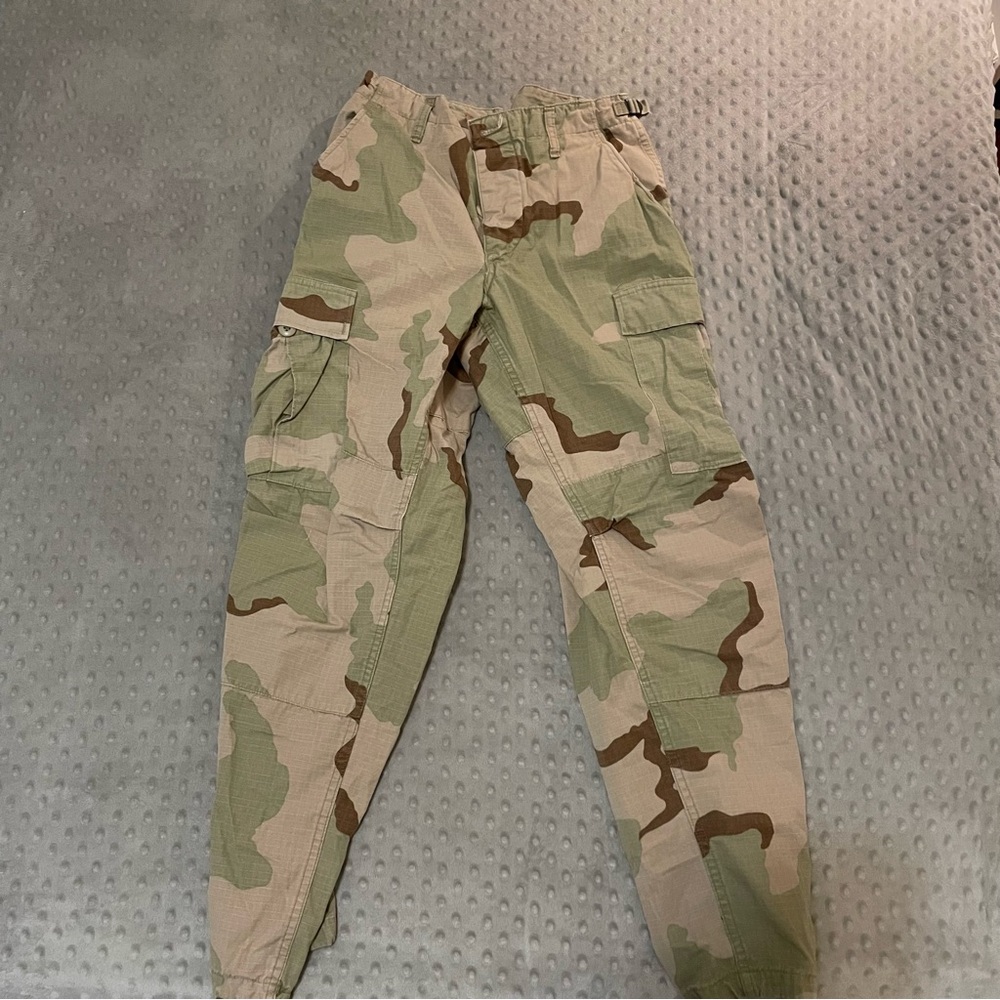 Urban outfitters camo pants cargo upcycle